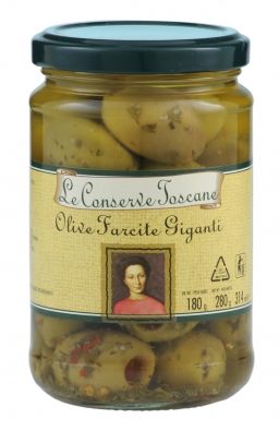 Оливки фаршированные перцем